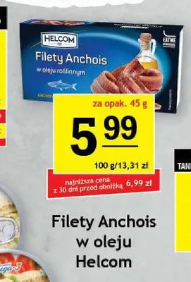 Filety Anchois w oleju Helcom promocja w Gram Market