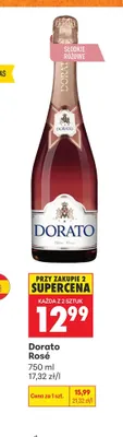 Wino musujące Dorato Rosé promocja w Biedronka