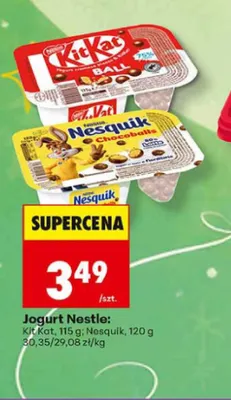 Jogurt Nestle Kit Kat promocja w Biedronka