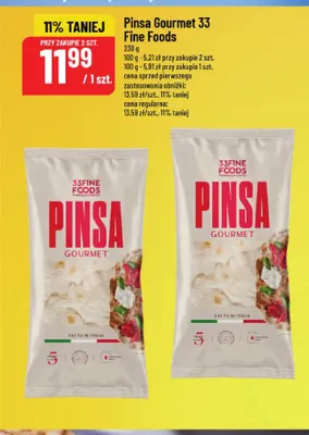 Pinsa Gourmet 33 Fine Foods promocja w POLOmarket