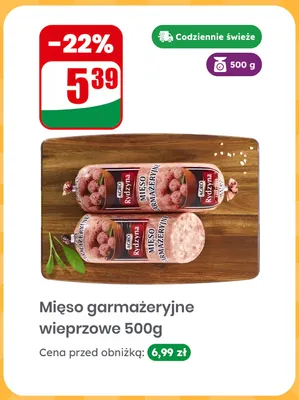 Mięso garmażeryjne wieprzowe Agro Rydzyna promocja w Dino