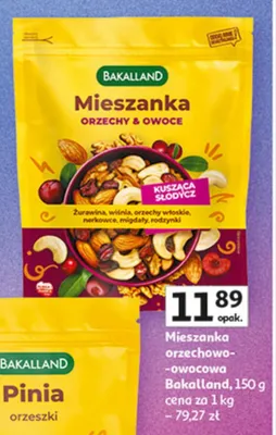 Mieszanka orzechowo-owocowa promocja w Auchan