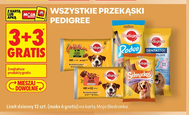 Przekąska dla psów Pedigree Rodeo promocja w Biedronka