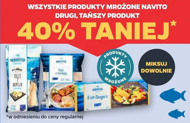 Produkty mrożone Navito promocja w Netto