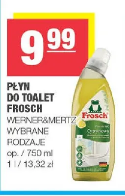 Płyn do toalet Frosch Cytrynowy promocja w SPAR