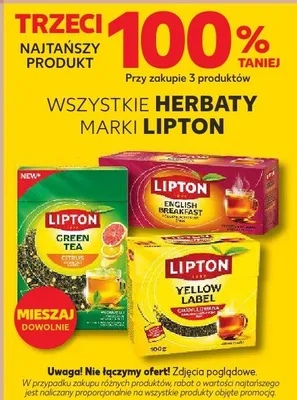 Herbaty marki Lipton promocja w Kaufland