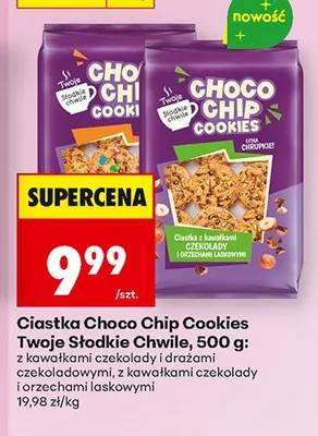 Ciastka Choco Chip Cookies Twoje Słodkie Chwile promocja w Biedronka