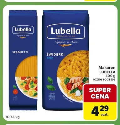 Makaron Lubella Świderki promocja w Carrefour Express
