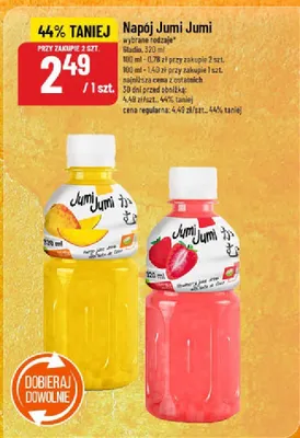 Napój Jumi Jumi promocja w POLOmarket