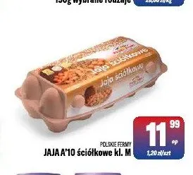 Jaja ściółkowe kl. M Polskie Fermy promocja w Tomi Markt