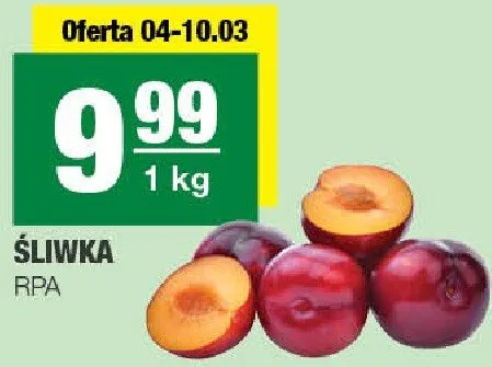 Śliwka promocja w SPAR
