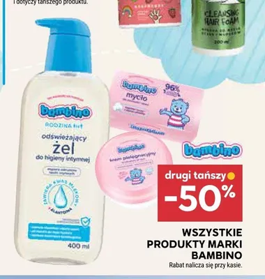 Produkty marki Bambino promocja w Stokrotka