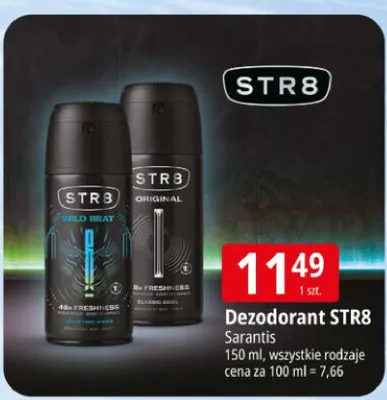 Dezodorant STR8 Sarantis 150ml promocja w Leclerc
