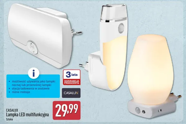 Lampka LED multifunkcyjna promocja w Aldi