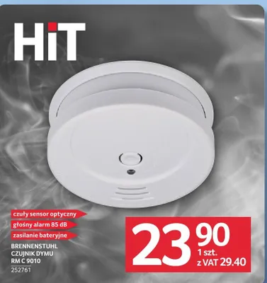 Czujnik dymu BRENNENSTUHL RM C 9010 promocja w Selgros