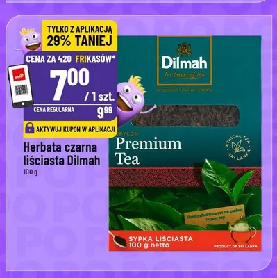 Herbata czarna liściasta Dilmah Premium Tea promocja w POLOmarket