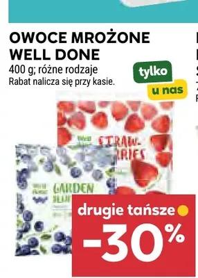 Owoce mrożone Well Done promocja w Stokrotka