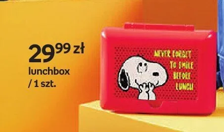 Lunchbox Snoopy promocja w Empik