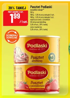 Pasztet drobiowy Podlaski promocja w POLOmarket