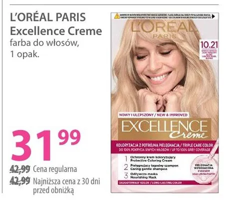 Farba do włosów Excellence Creme promocja w Hebe