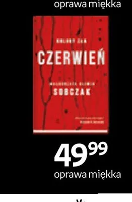 Książka Małgorzata Oliwia Sobczak Czerwień oprawa miękka promocja w Empik