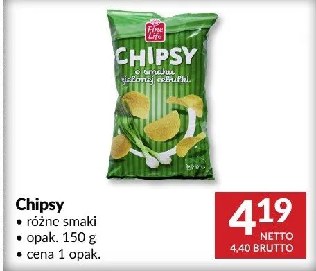 Chipsy różne smaki promocja w Makro