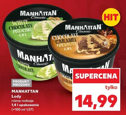 Lody różne rodzaje promocja w Kaufland