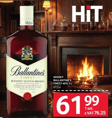 Whisky Ballantine's Finest 40% promocja w Selgros
