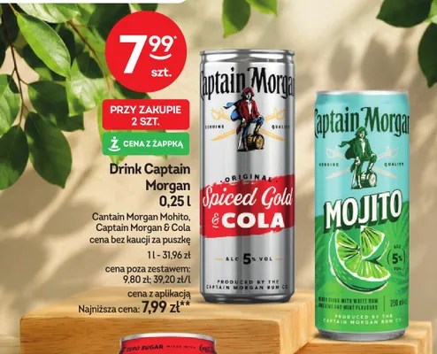 Drink Captain Morgan Mojito promocja w Żabka