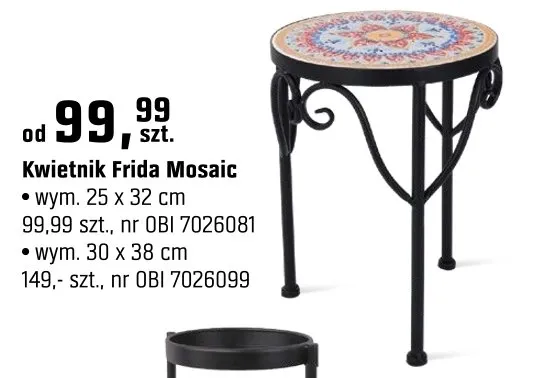 Kwietnik Frida Mosaic 30x38cm promocja w OBI