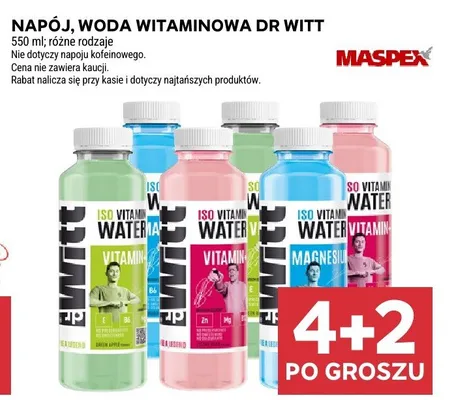 Napój woda witaminowa Dr Witt ISO VITAMIN WATER promocja w Stokrotka
