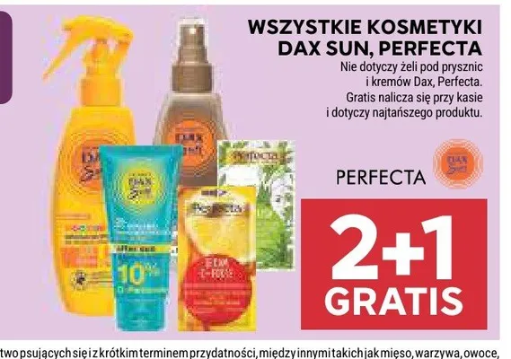 Kosmetyki Dax Sun, Perfecta promocja w Stokrotka