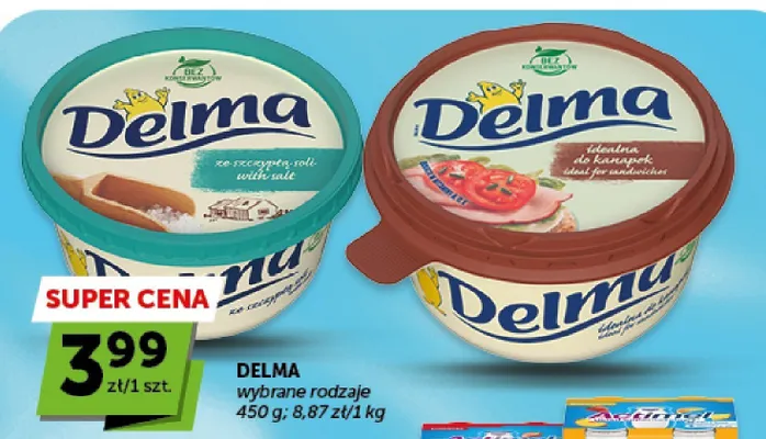 Margaryna Delma idealna do kanapek promocja w ABC