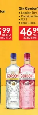 Gin Gordon's Premium Pink promocja w Makro