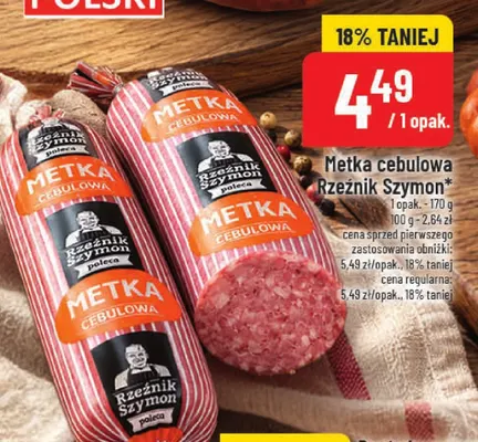 Metka cebulowa Rzeźnik Szymon promocja w POLOmarket
