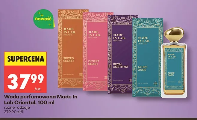 Woda perfumowana Made In Lab Oriental promocja w Biedronka
