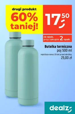 Butelka termiczna promocja w Dealz