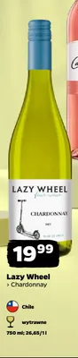 Wino białe Lazy Wheel Chardonnay promocja w Netto