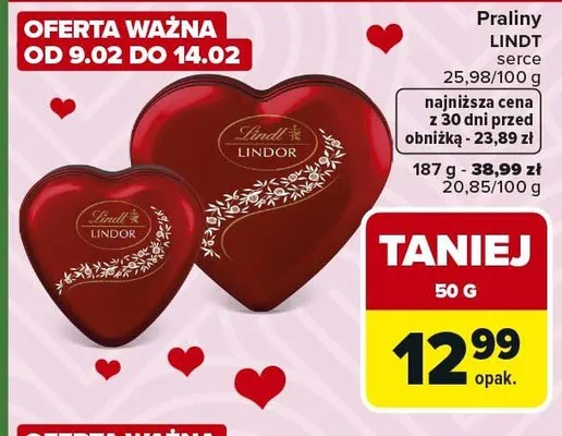 Praliny serce promocja w Carrefour Express