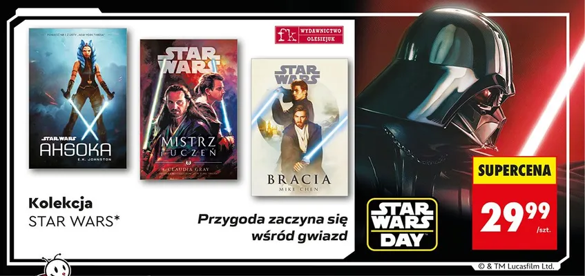 Książka Star Wars Ahsoka E.K. Johnston Kolekcja Star Wars promocja w Biedronka