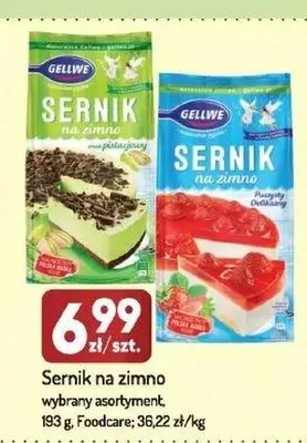 Sernik na zimno Gellwe promocja w Avita