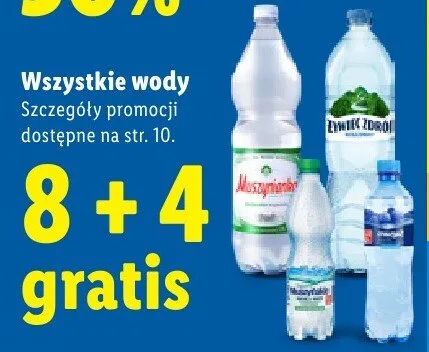 Woda Muszynianka promocja w Lidl