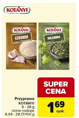 Przyprawa czosnek, kolendra promocja w Carrefour Market