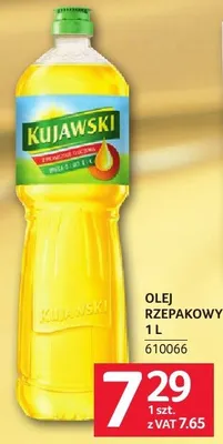 Olej rzepakowy Kujawski promocja w Selgros