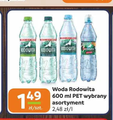 Woda niegazowana Rodowita promocja w Społem Częstochowa