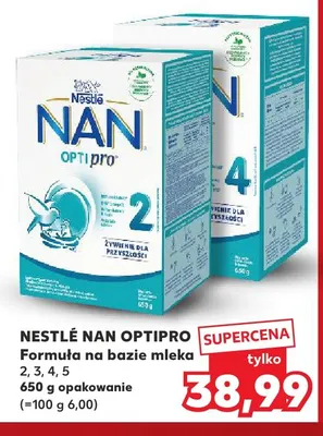 Formuła na bazie mleka 4 Nestlé NAN OPTIPRO promocja w Kaufland