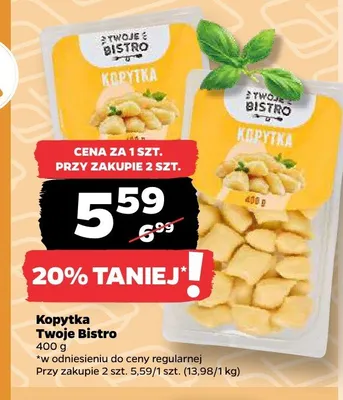Kopytka Twoje Bistro promocja w Netto