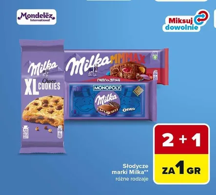 Słodycze Milka promocja w Carrefour