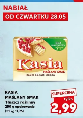 Tłuszcz roślinny Kasia Maślany Smak promocja w Kaufland