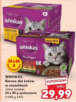 Karma dla kotów w saszetkach różne rodzaje promocja w Kaufland